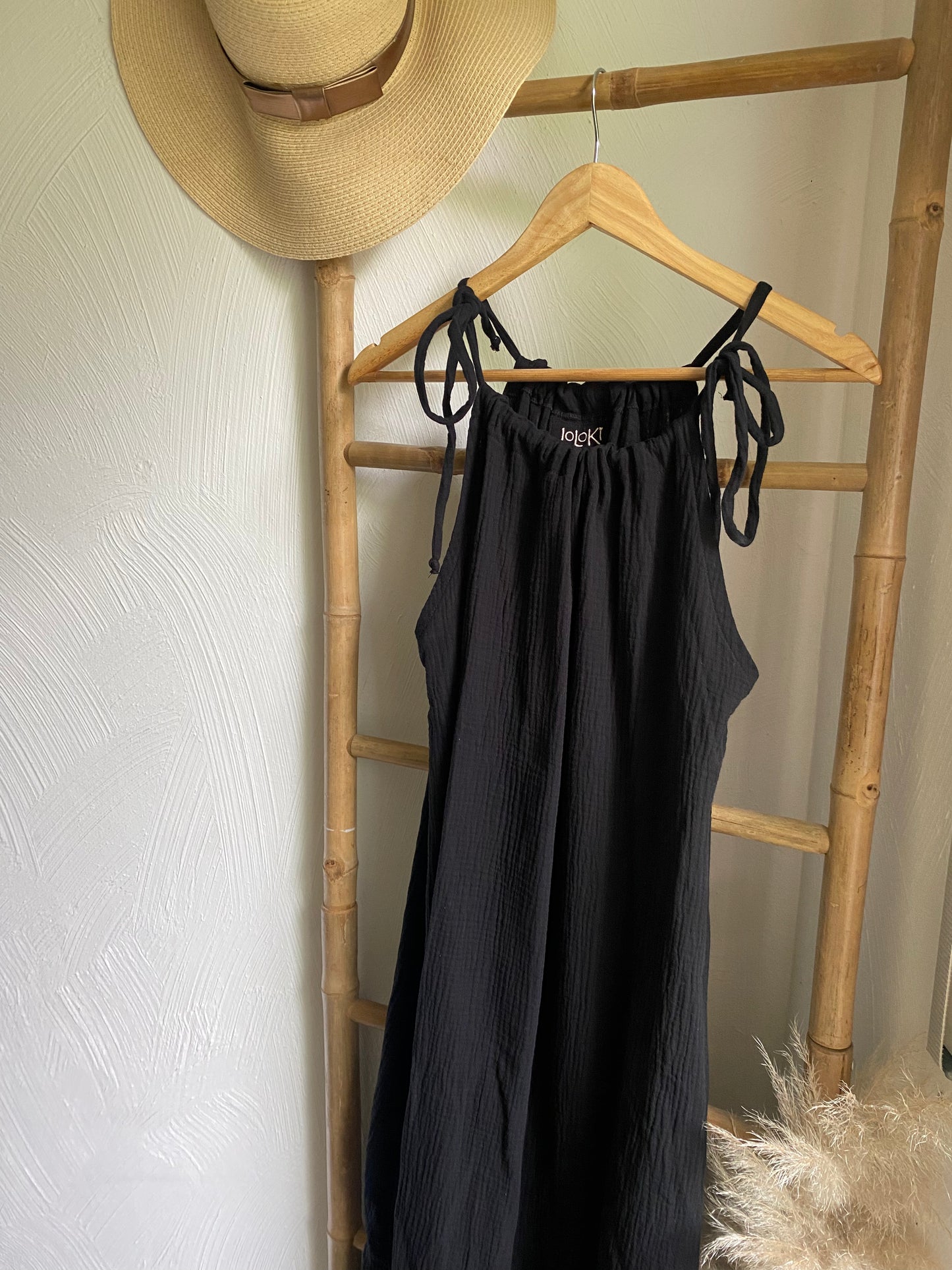 Belia Musselin-Damenkleid Ärmellos