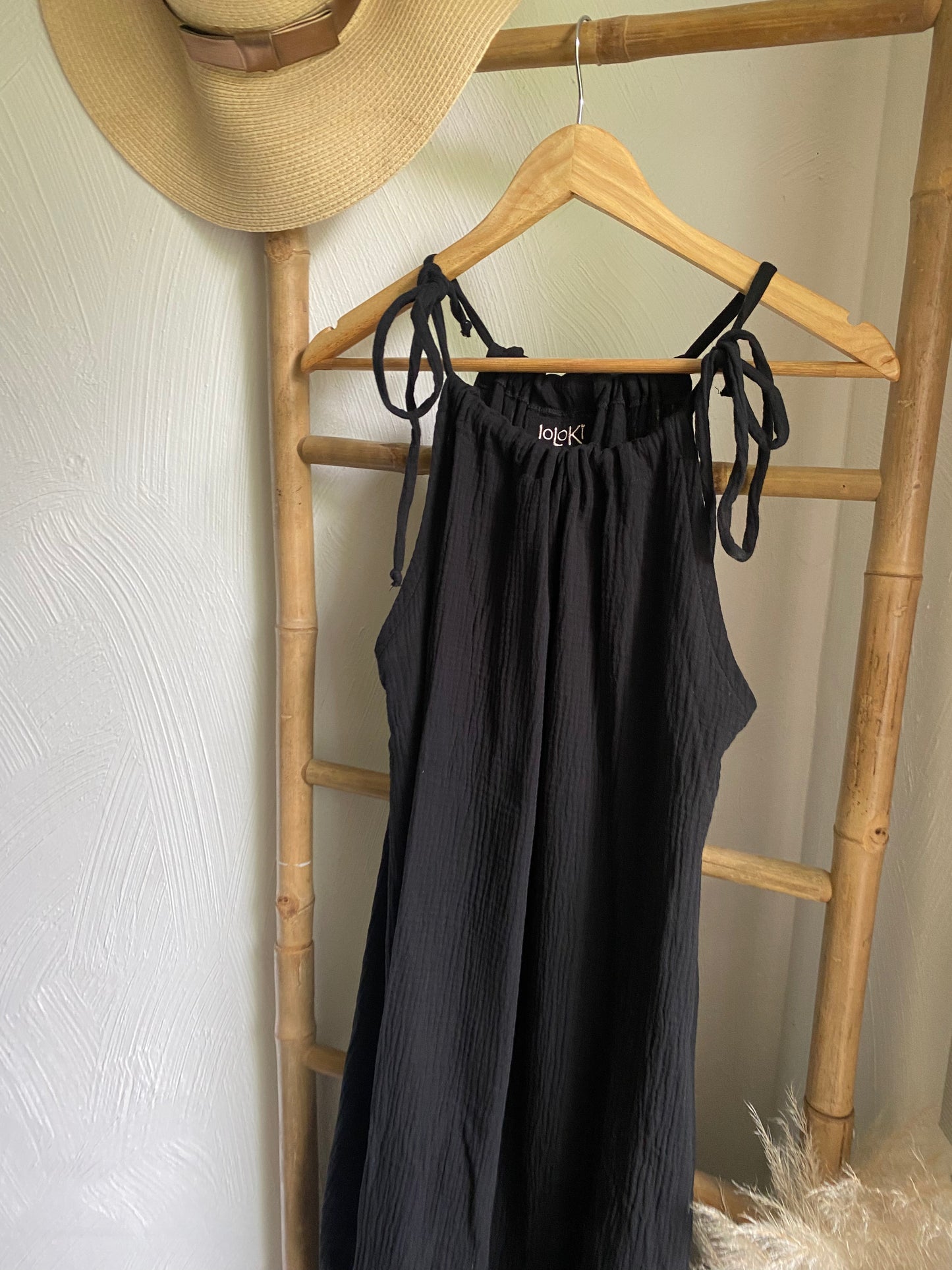 Belia Musselin-Damenkleid Ärmellos