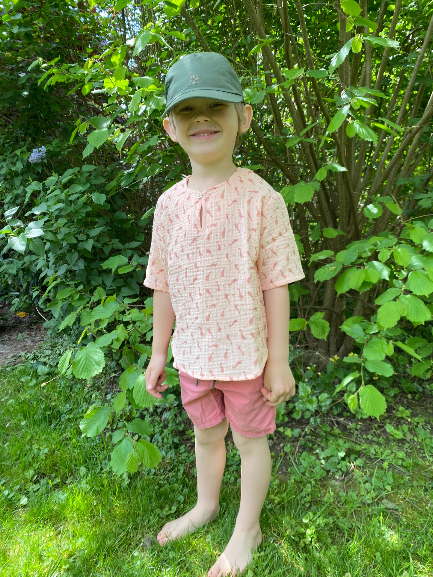 Belia Musselin Hemd Junge