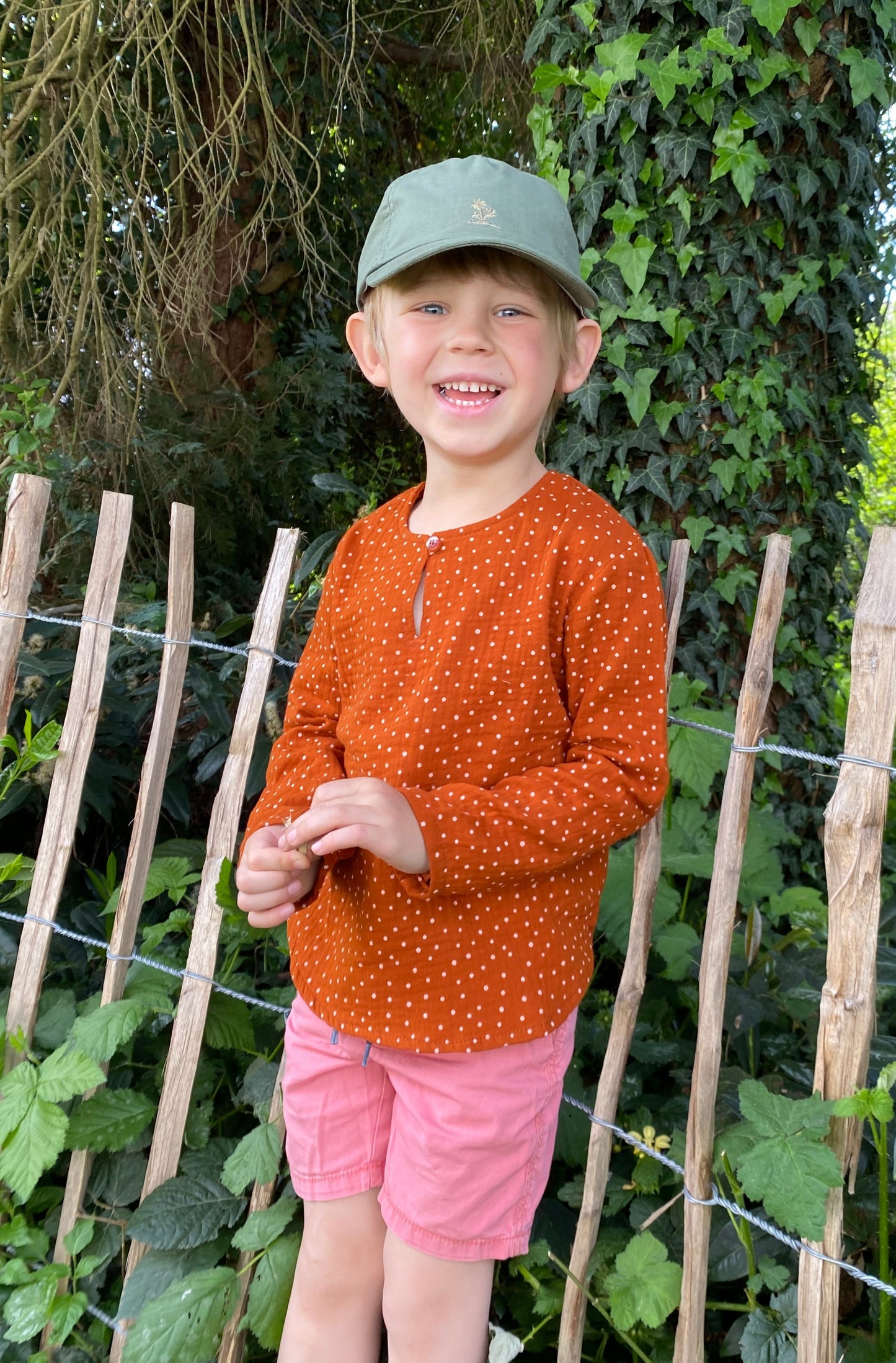 Belia Musselin Hemd Junge