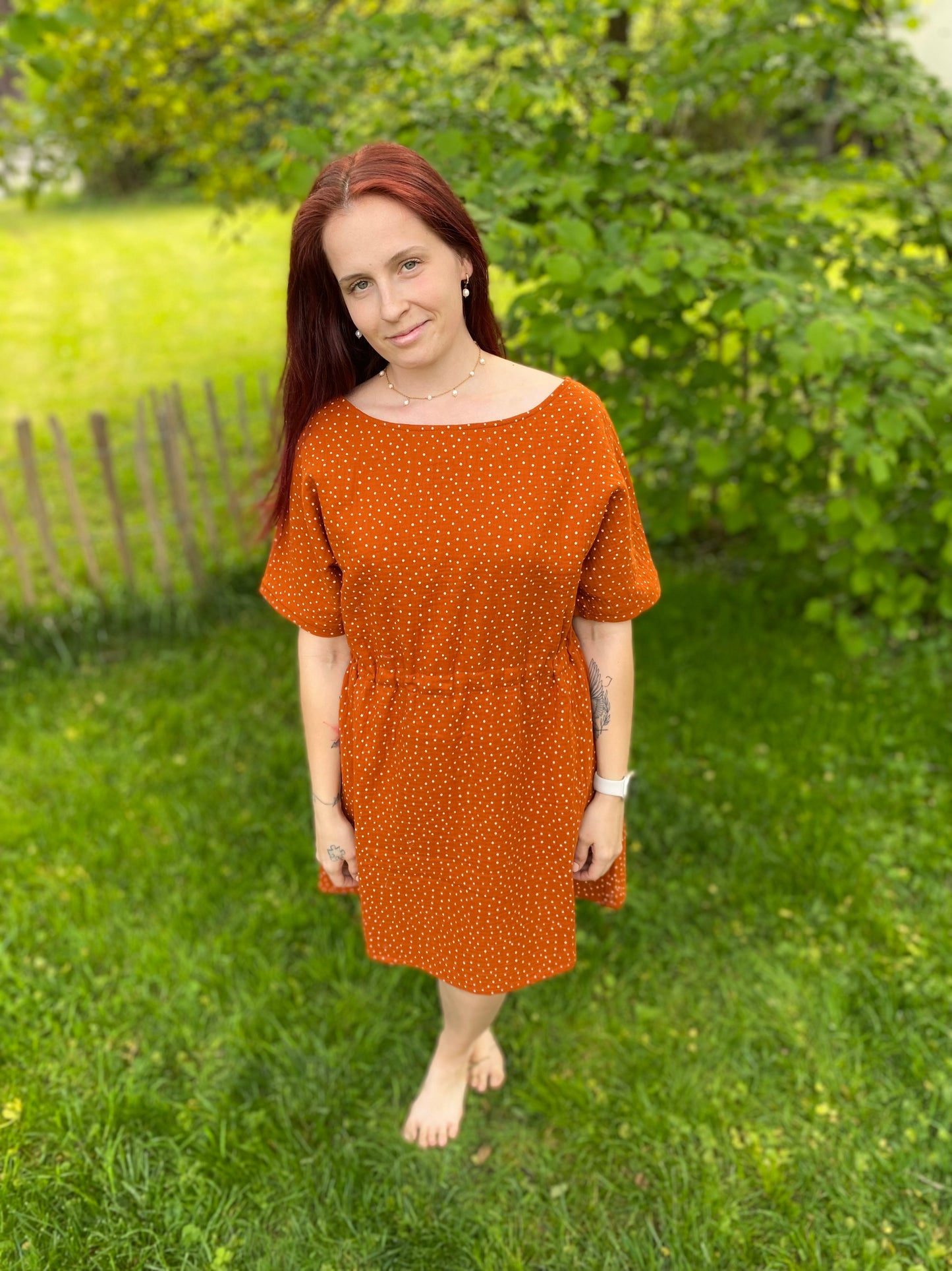 Belia Musselin-Damenkleid